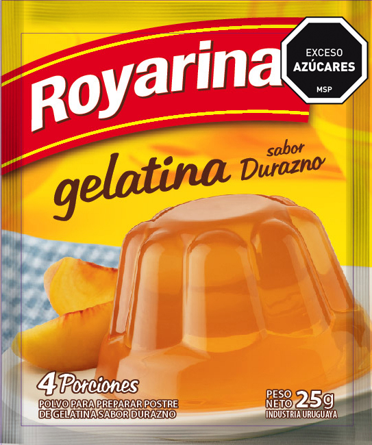 Gelatina Chica Durazno x4 - Nerilan Uruguay